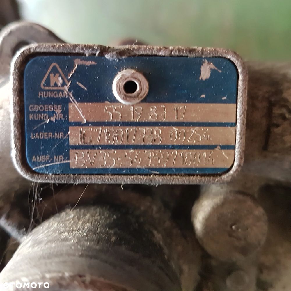 Turbo turbina gruszka podciśnienie korpus obudowa Fiat tipo Doblo fiorino Grande Punto evo 500 panda  Linea Idea Punto 1.3 Multijet 90 85 KM - 1