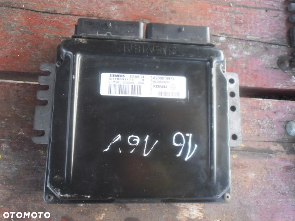 komputer sirius 34 scenic s118301113B, 8200214973