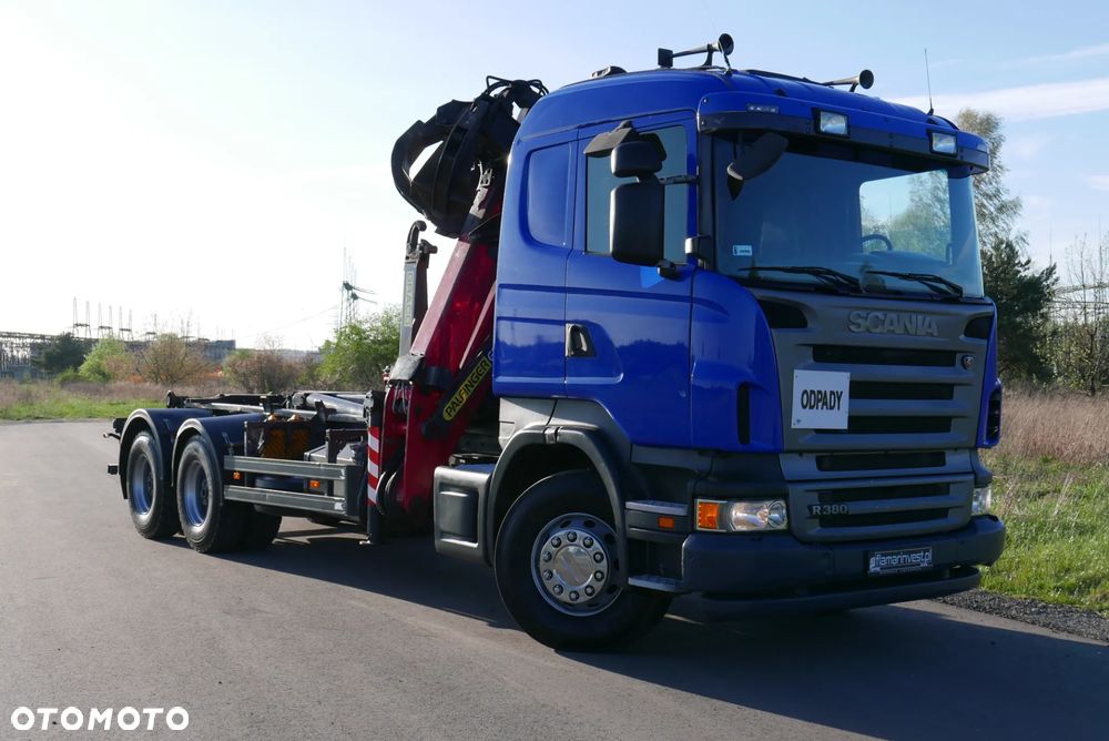 Scania R 380 6X4 RESOR DŹWIG PALFINGER BLOKADA MOSTÓW MANUAL DO ZŁOMU - 38