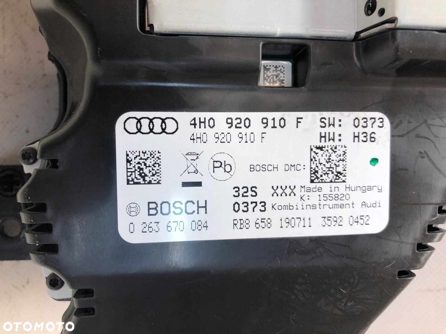 LICZNIK ZEGARY AUDI A8 D4 3.0 TDI 4H0920910F - 5