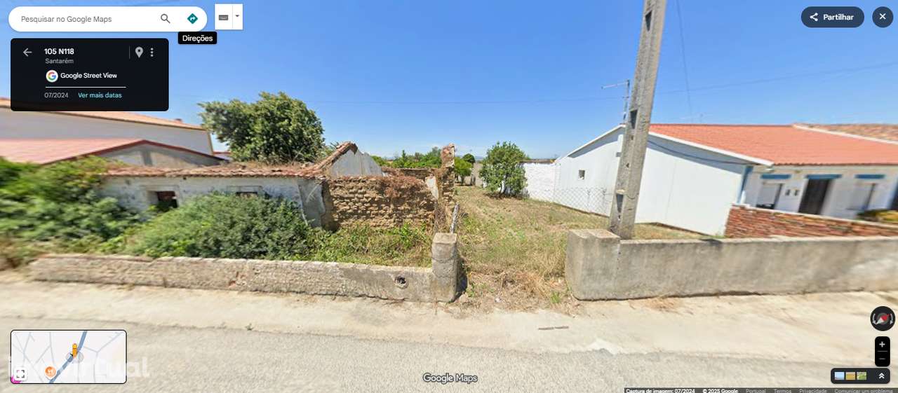 Terreno urbano de 1700m² com ruina no centro da Carregueira - Grande imagem: 5/5