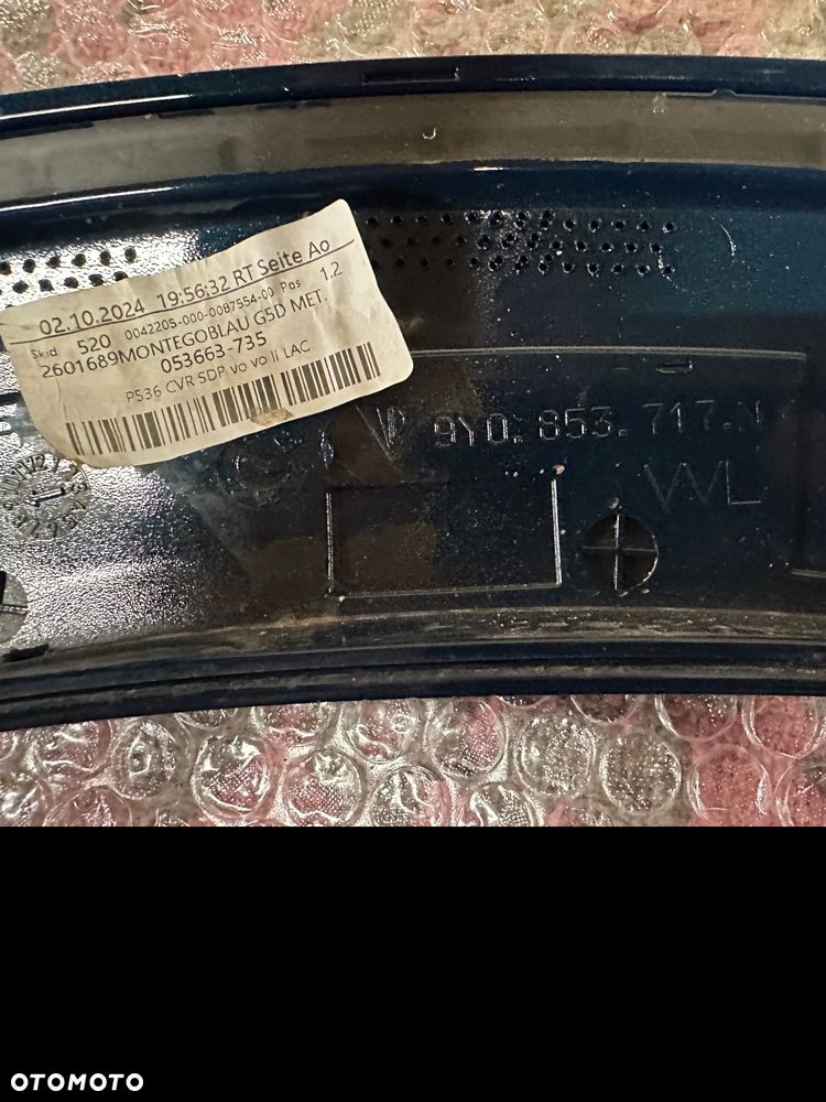 Listwa zderzaka lewy przód Porsche Cayenne 9y0853717n - 2