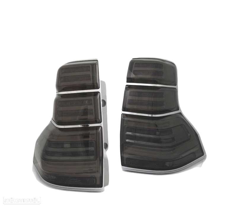 FRÓIS TRASEIROS LE PARA TOYOTA LAND CRUISER 150 09-13 SMOKED FUMADOS ESCURECIDOS - 2