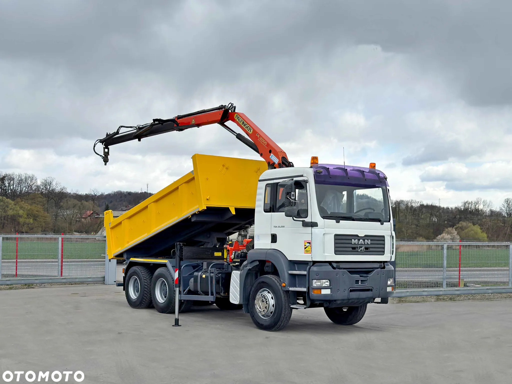 MAN TGA 33.350 * WYWROTKA 4,70 m * PK 12000 * 6x4 * STAN BDB - 2