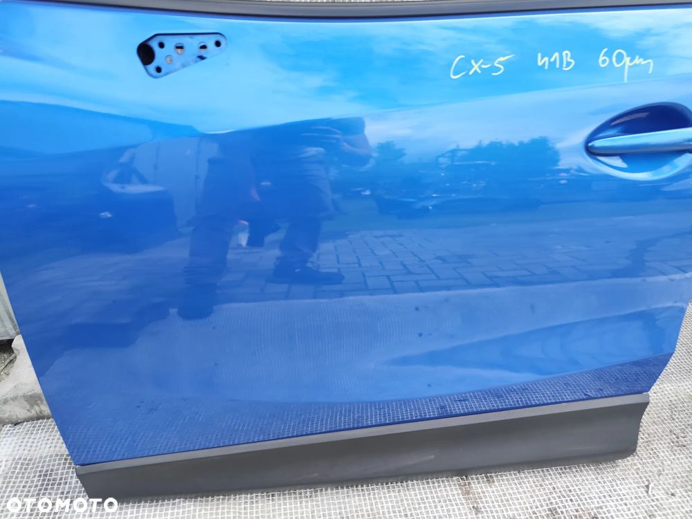 Mazda CX-5 CX5 12-17 Drzwi Przednie Lewe Przód Kompletne Niebieskie 41B - 6