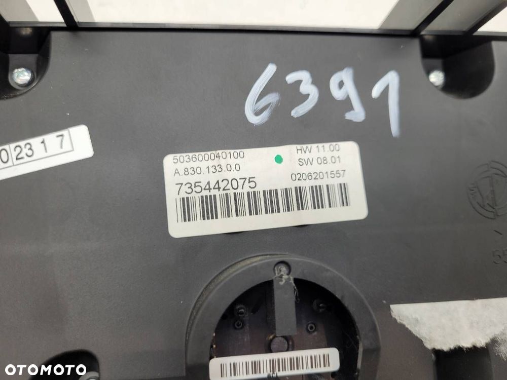 PANEL STEROWANIA NAWIEWU KLIMATYZACJI FIAT BRAVO II 735442075 - 8