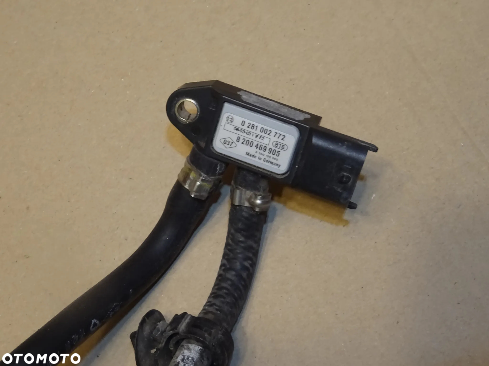 CZUJNIK CIŚNIENIA SPALIN ZAPEŁNIENIA FAP DPF OPEL VIVARO RENAULT TRAFIC PRIMASTAR - 3