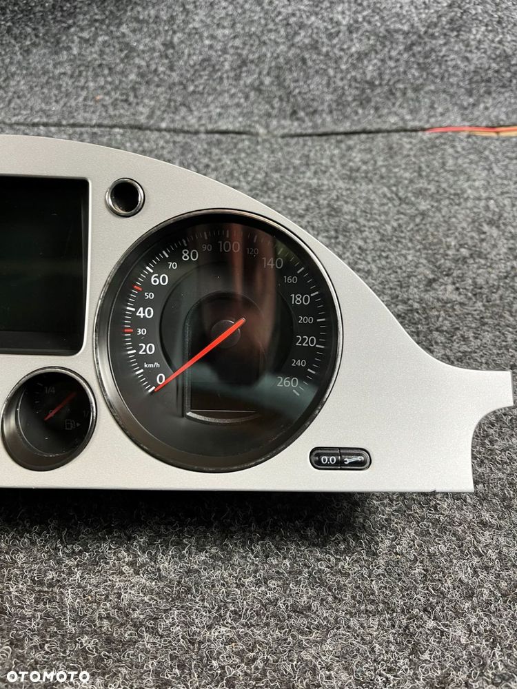 vw passat b6 2.0 tdi licznik zegary ramka dekor - 2