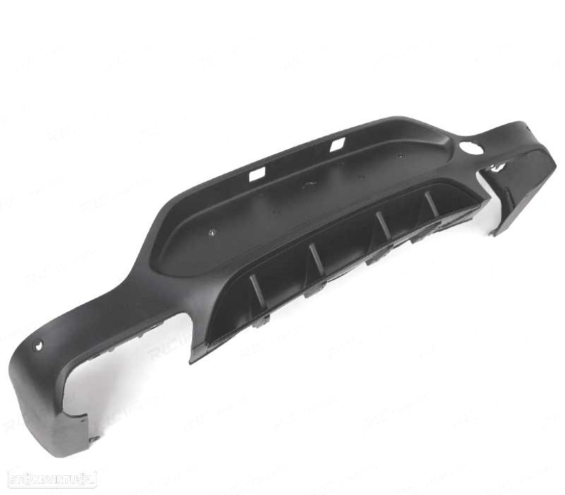 DIFUSOR TRASEIRO MERCEDES GLC X253 COUPÉ 15-18 LOOK AMG GLC63 + PONTEIRAS DE ESCAPE - 4