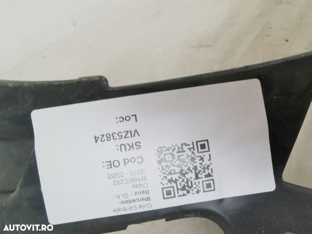 Grila Inferioara/suport Mercedes-Benz GLE-Class W166/C292 2015 2016 20 - 8