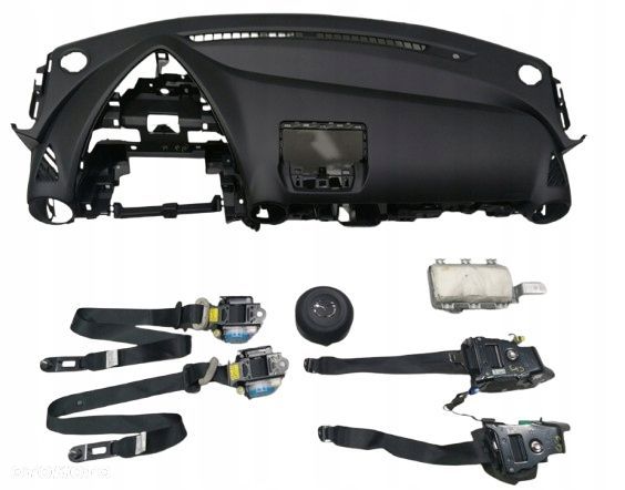 komplet poduszki deska pas pasy mazda cx3 lift - 1