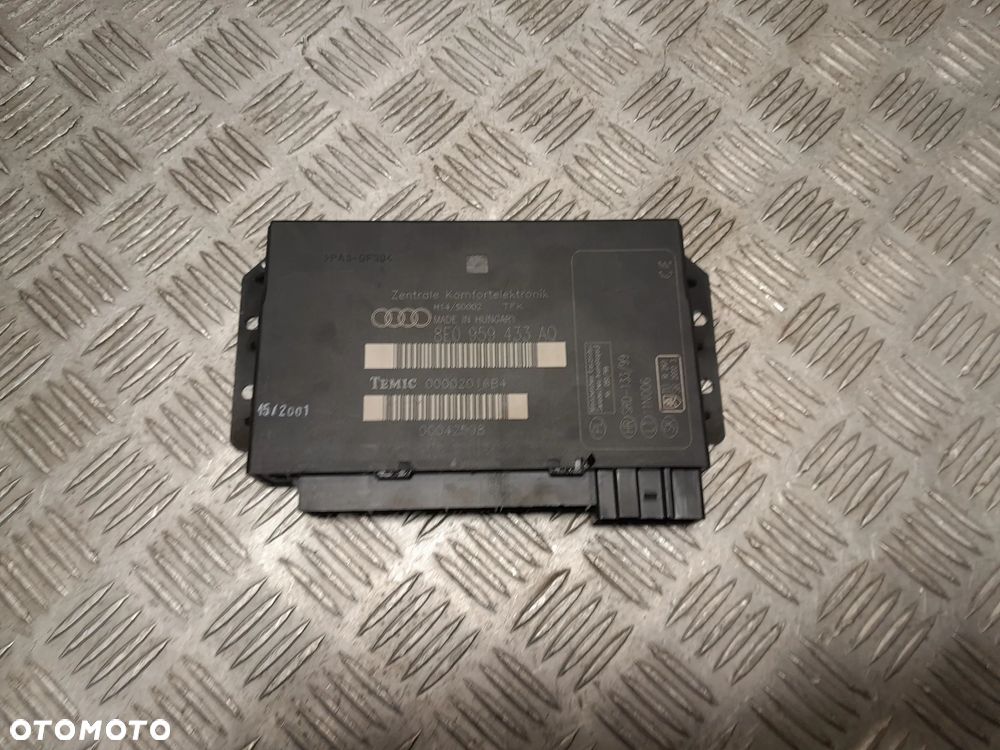 AUDI A4 B6 MODUŁ KOMFORTU OZNACZENIE: 8E0959433AQ - 1