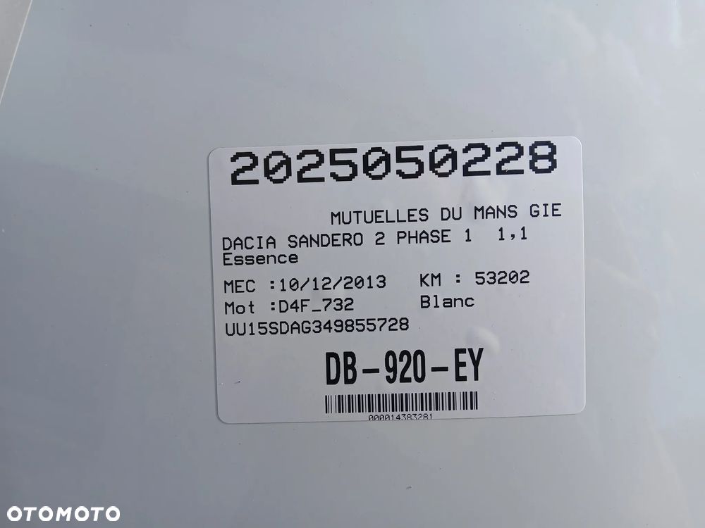 Dacia Sandero 1.2 16V 75 Ambiance - 14