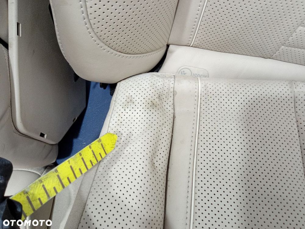 MERCEDES S KLASA W222 LONG FOTELE TYŁ TYLNE KOMFORTOWE NAPPA - 3