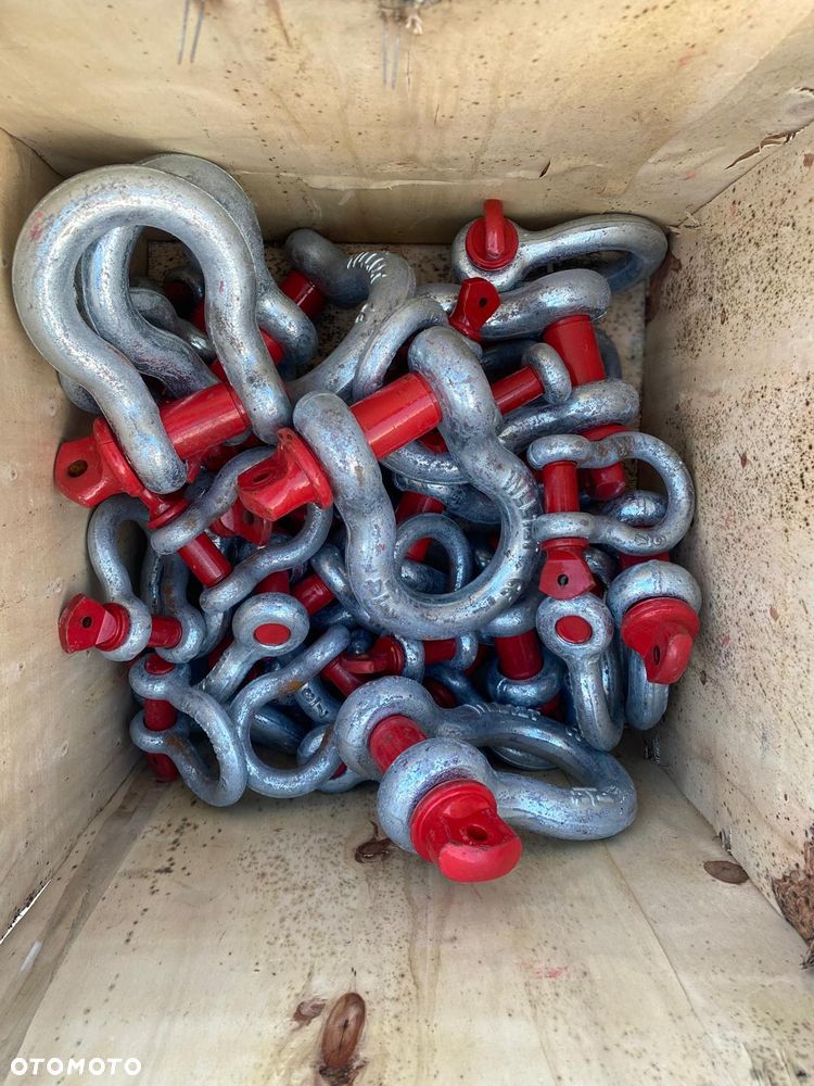 Inny NOWE szekle łukowe WLL 6.5T / 9.5T / 12T – szakle z trzpieniemNOWE szekle łukowe WLL 6.5T / 9.5T / 12T – szakle z trzpieniem - 1