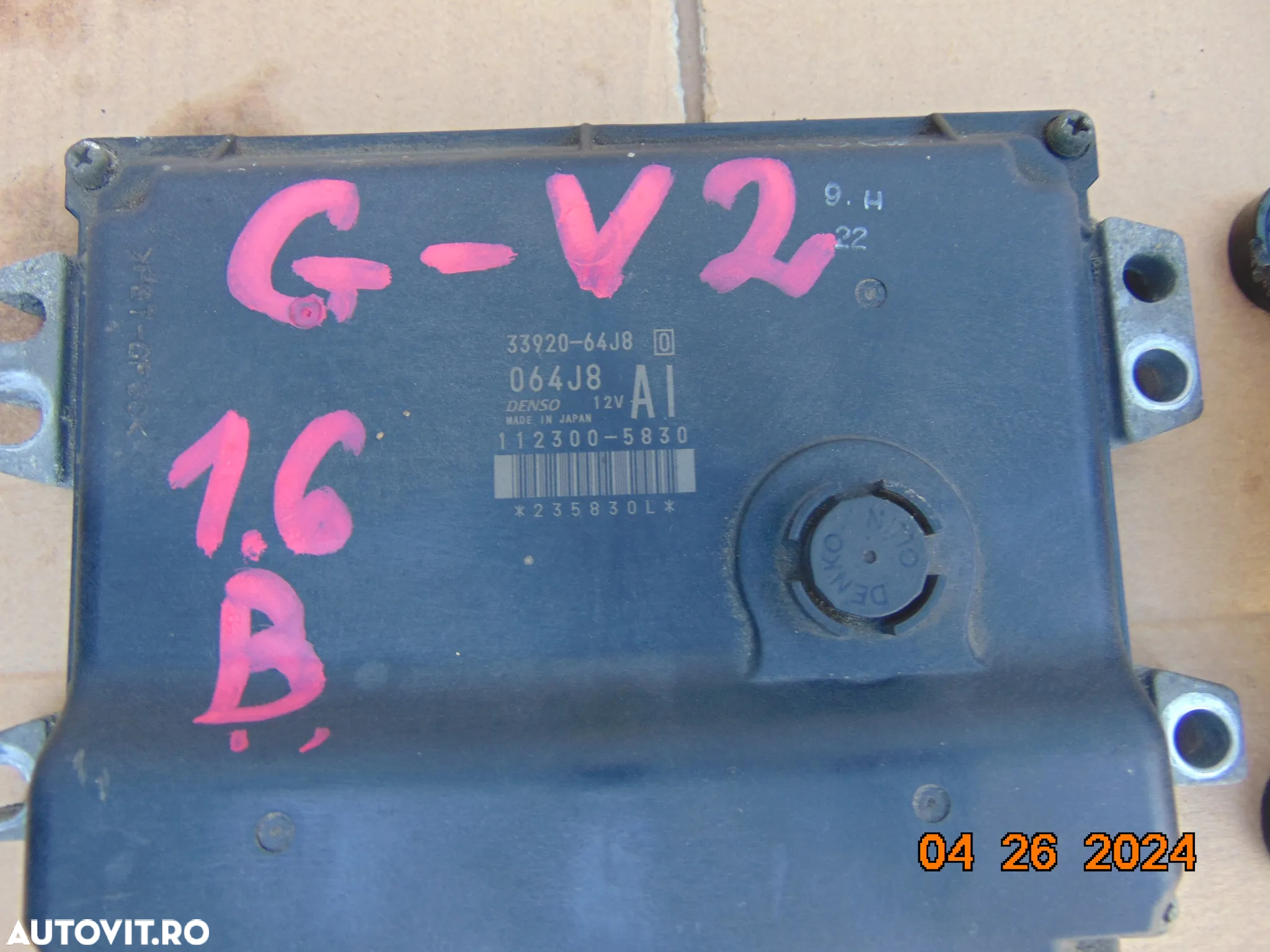 Kit pornire Suzuki vitara 1.6 benzina 2005-2012 grand vitara ecu - 4