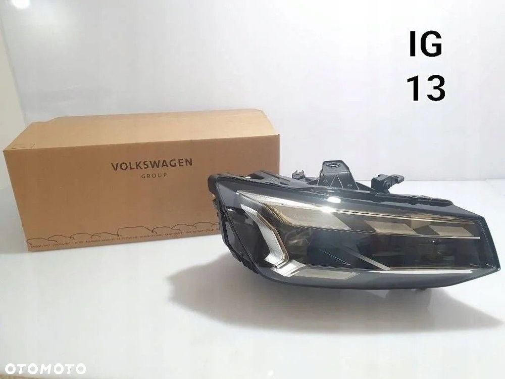 AUDI Q2 81A 2024r REFLEKTOR FULL LED PRAWY ORYGINAŁ 81A941036E SUPER STAN - 1