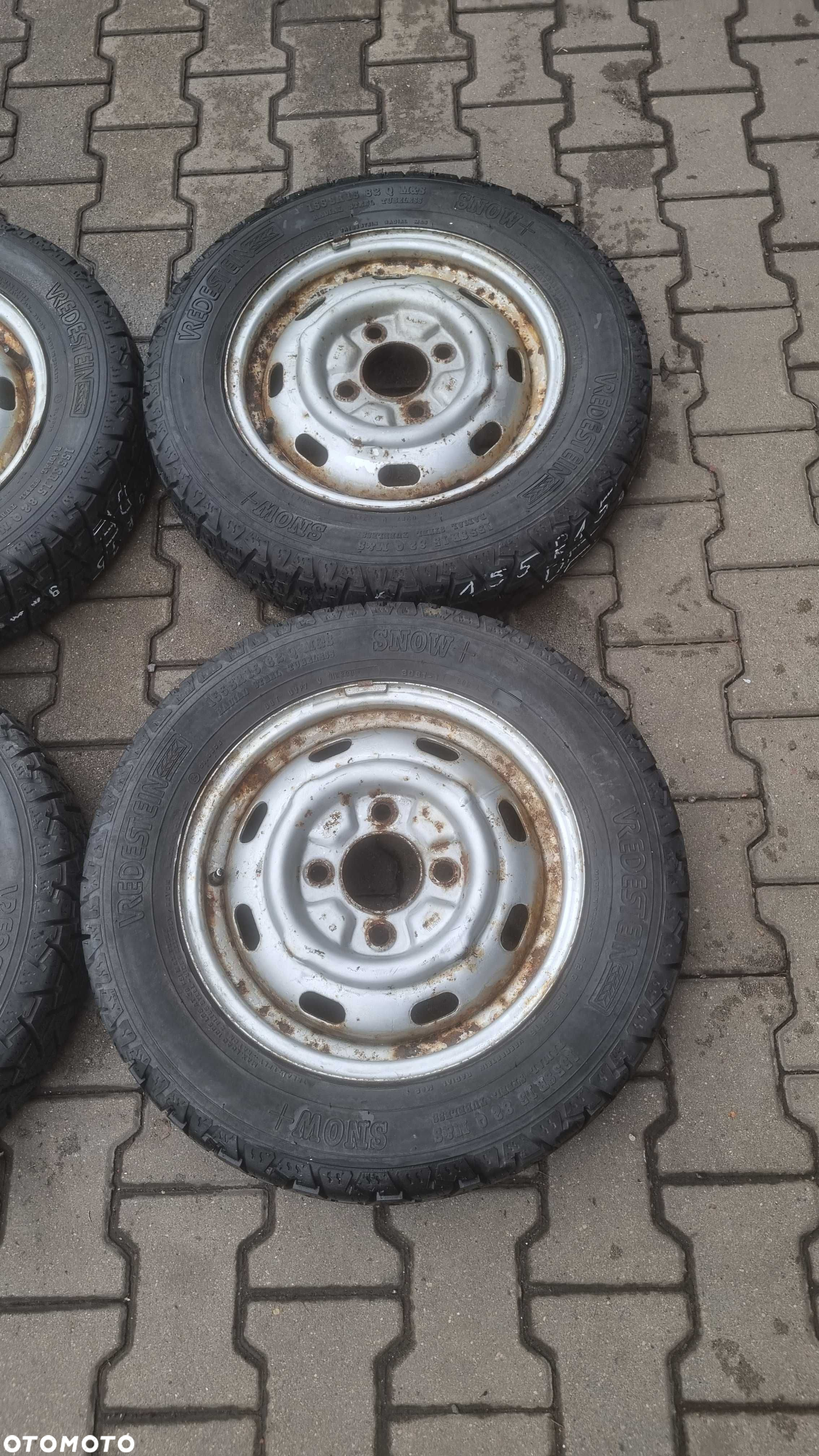 4 Opony zimowe 155/80r15 Vredestein Snow+ Warszawa - 3