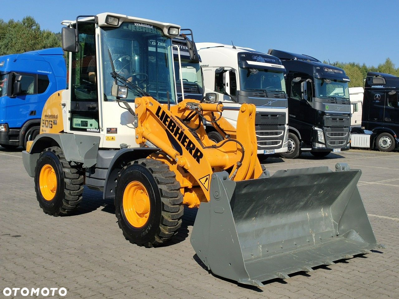 Liebherr L 506 STEREO Szybkozłącze / Łyżka Krokodyl + Widły Waga 6300kg - 7