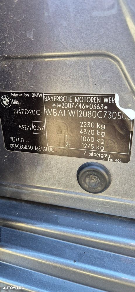 Aripa/aripi originala dreapta Bmw seria 5 F10 F11 - 3