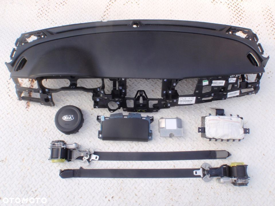 KIA NIRO DESKA KONSOLA KOKPIT PULPIT PÓŁKA PARAPET PODUSZKI AIRBAG PASY PAS naprawa regeneracja Raz2 - 1