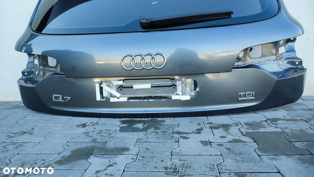 AUDI Q7 4L LIFT 09-15R KLAPA BAGAZNIKA S-LINE BIALA LZ7S SZYBA WYCIERACZKA - 8