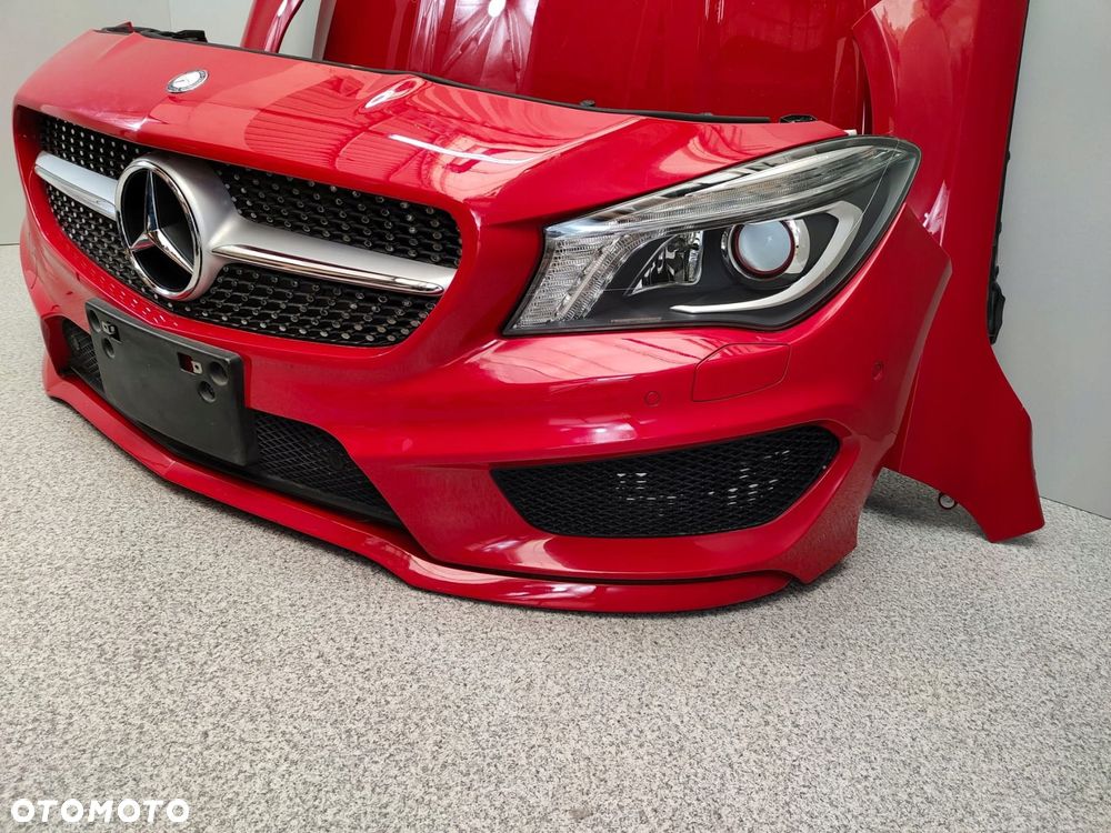 MERCEDES CLA W117 AMG PRZÓD ZDERZAK PAS LAMPY MASKA 589 - 4