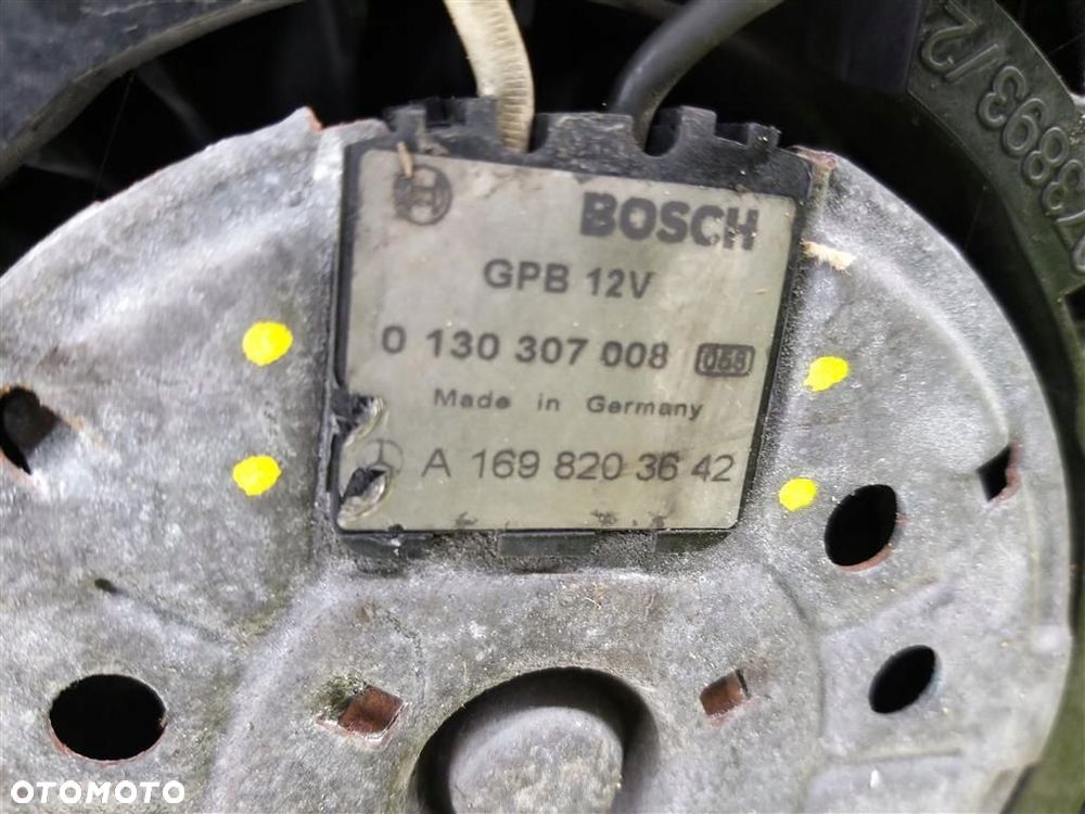 Chłodnica z wentylatorem Mercedes A-klasa W169 2.0D 81KM 04-2012 1695002293 - 7
