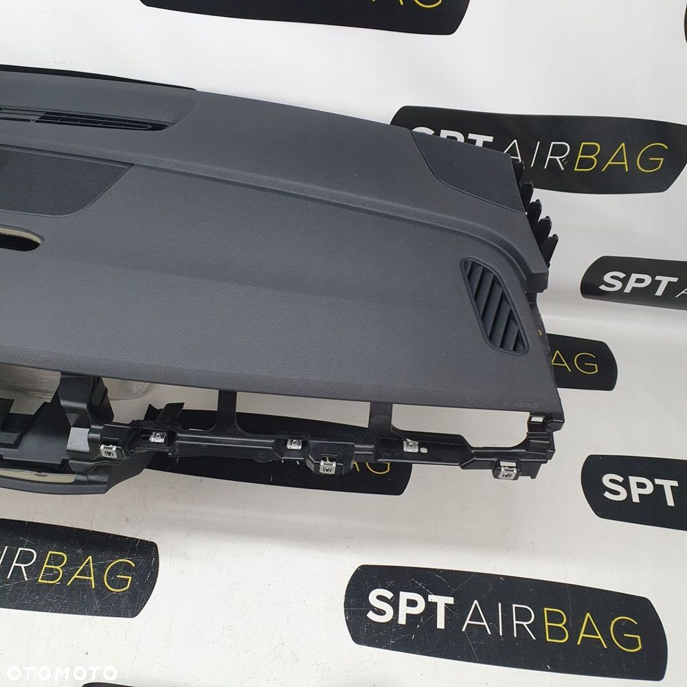 AUDI Q7 4M PRZED LIFTEM DESKA ROZDZIELCZA KONSOLA KOKPIT PULPIT PODUSZKI AIRBAG AIR BAG PASY KIT SET - 4