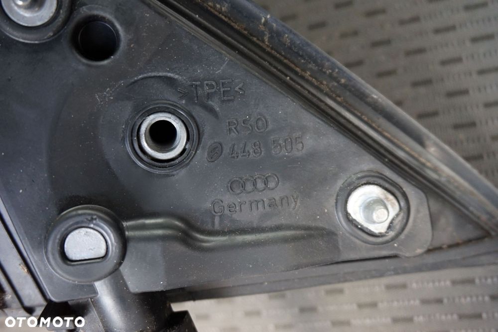 LUSTERKO ELEKTRYCZNE LEWE A6 C6 LIFT LY9B 6-PIN UK CZARNY AUDI 2008-2011 - 3