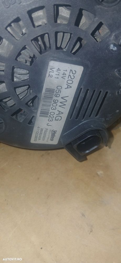 Alternator Porsche Cayenne Vw Touareg 3.0 tdi 220Ah 2012 - 3