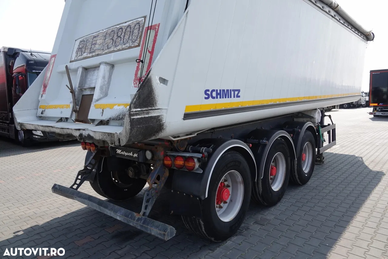 Schmitz Cargobull 40 M3 BASCULATOR / CAMION ALUMINIU / AXIE LIFTATOR / SAF / - 13