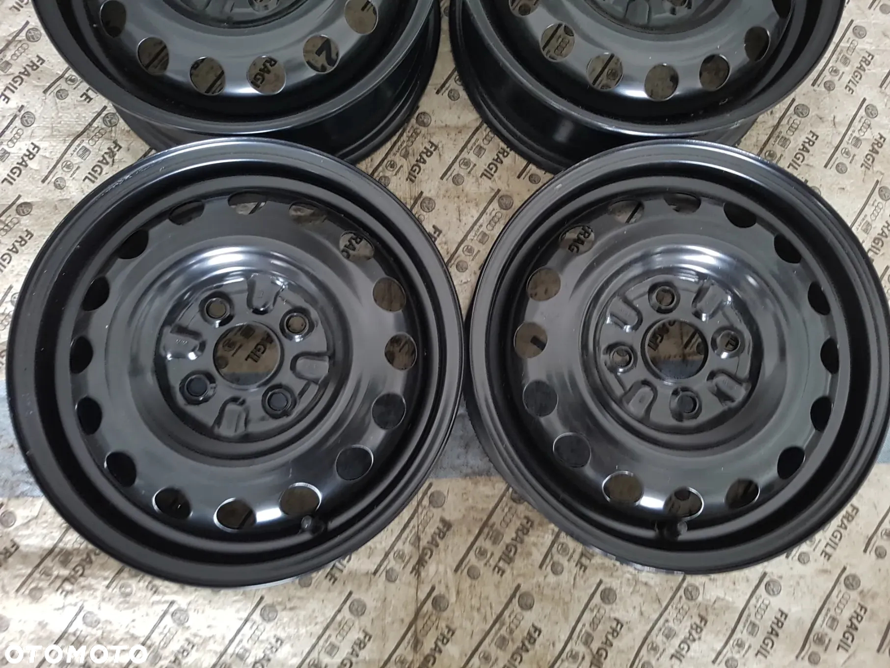 NOWE FELGI STALOWE CITROEN C1 TOYOTA AYGO PEUGOT 1008 4,5JX14  4X100 ET39 - 5