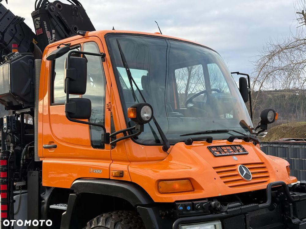 Mercedes-Benz * Mercedes Unimog U 400 * HDS HIAB 166 * Specjalny * Energetyka * Kosz do HDS * Stan Idealny - 26