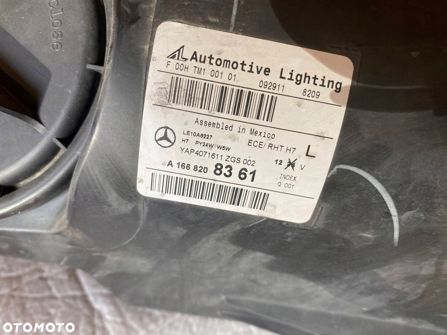 Mercedes ML W166 Soczewka Lewa Lampa Lewa - 10