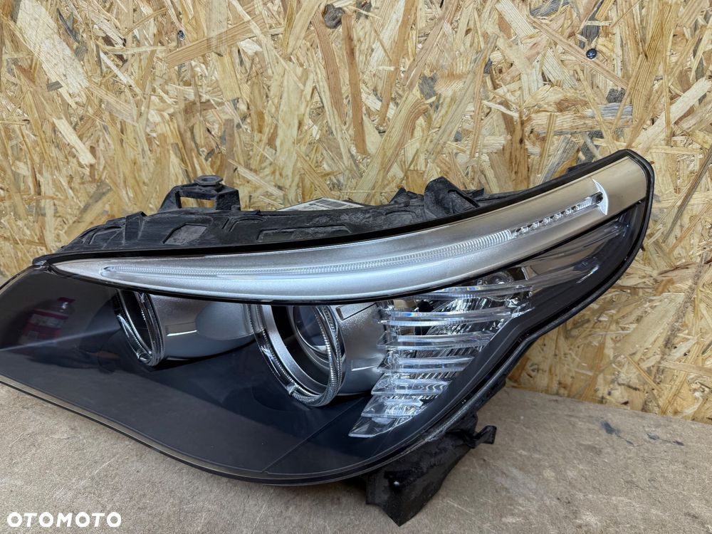 LAMPA LEWA PRZÓD REFLEKTOR LEWY PRZÓD BMW 5 E60 LCI LIFT ZWYKŁA SOCZEWKA H7 7177727 - 13