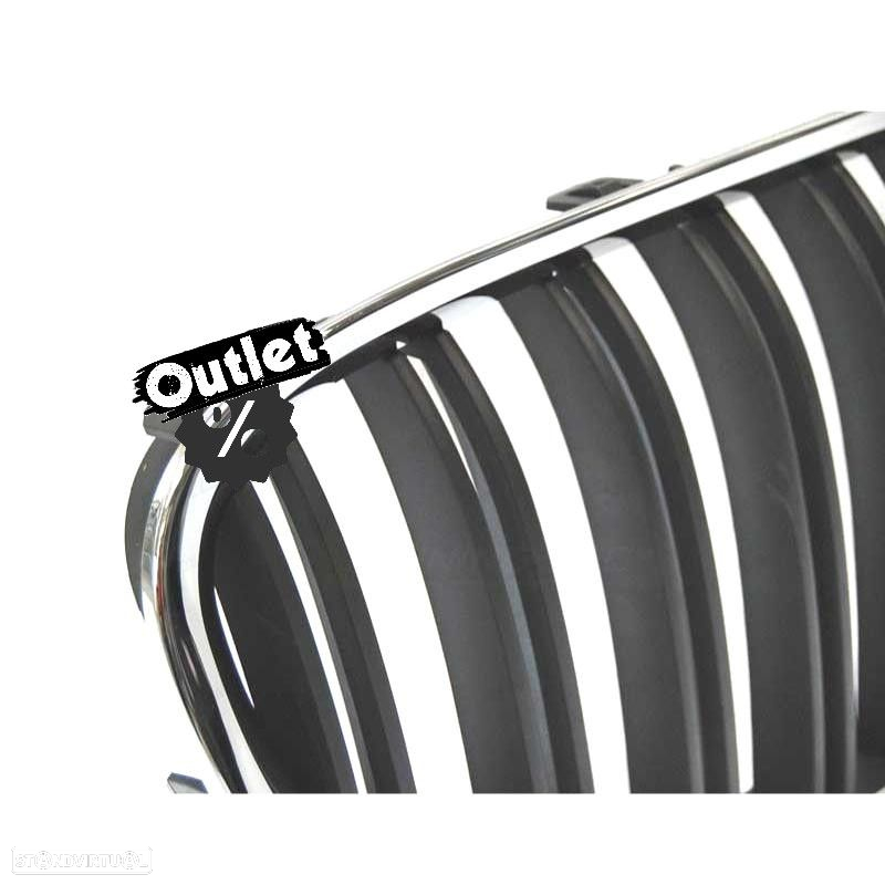 R148455C1 GRELHA FRONTAL BMW SERIE 7 F01 09-15 LOOK M CROMADO - 9