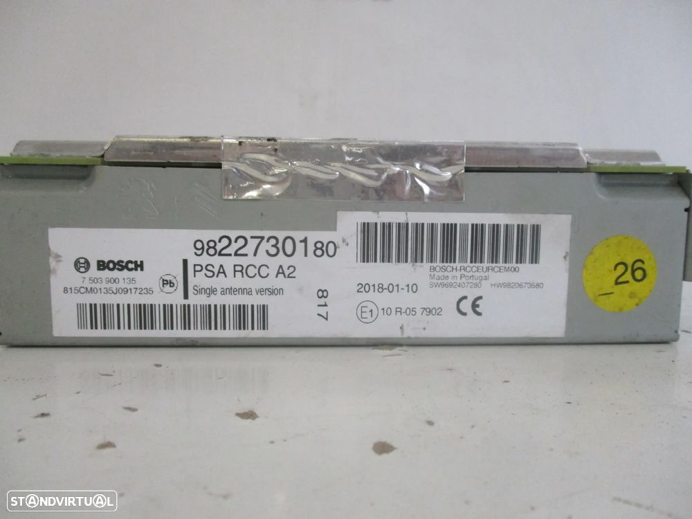 Modulo Radio e Navegação citroen C3 - 2