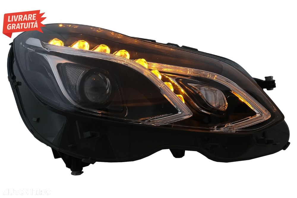 Faruri LED Mercedes E-Class W212 (2009-2012) Facelift Design- livrare gratuita - 8