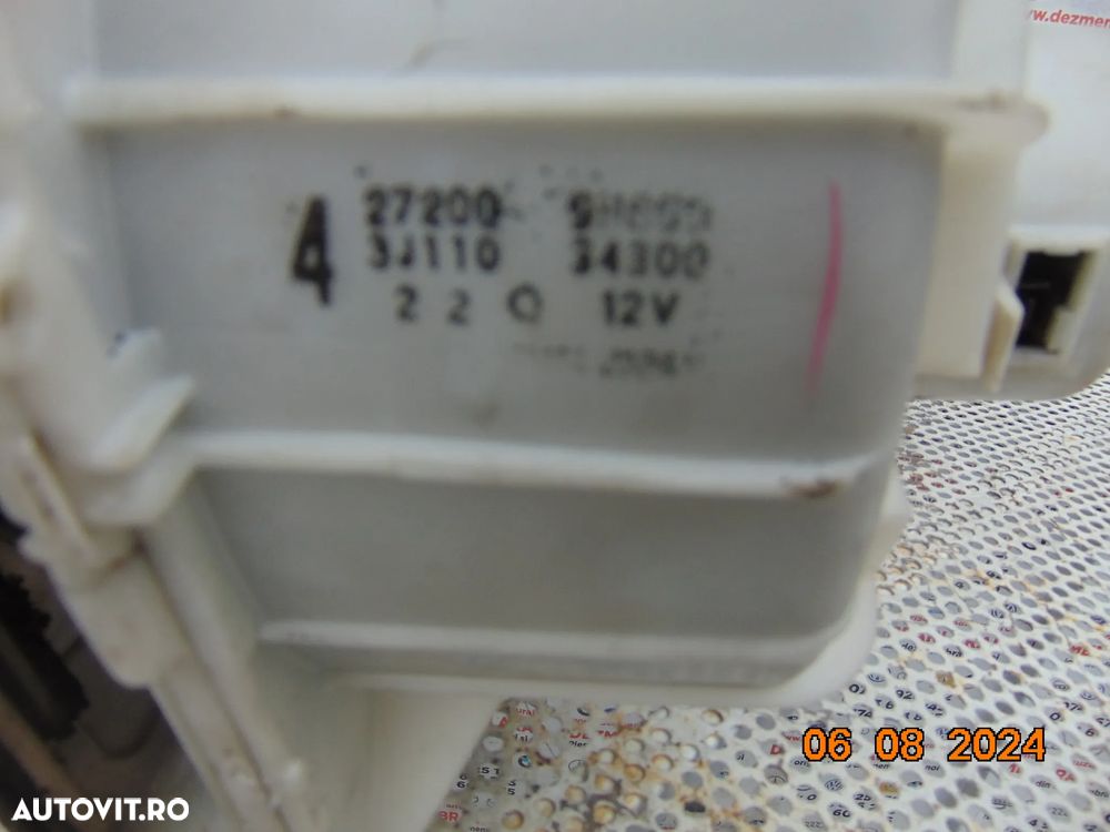 Motoras aeroterma Nissan x trail 2001-2007 rezistenta trepte - 7