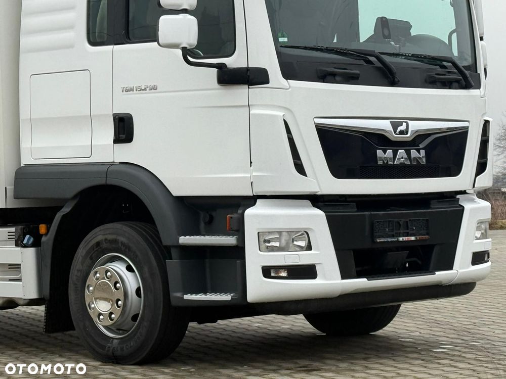 MAN TGM 15.290 / IZOTERMA / WINDA / 18 PALET / AUTOMAT / SYPIALKA / NISKI PRZEBIEG / 2017 ROK / KONTENER - 14