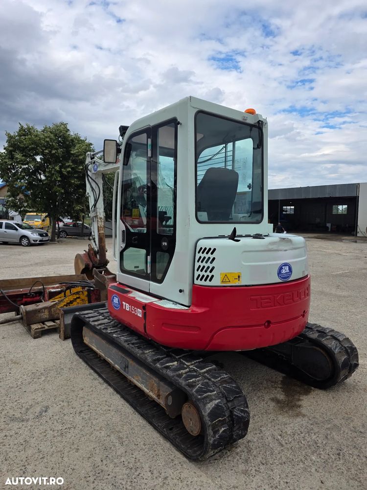Takeuchi Tb153fr miniexcavator compact cu picon - 4