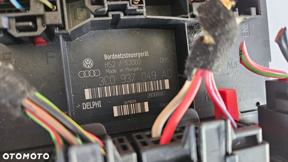 VW Passat B6 3C Moduł bordnetz Sterownik komfortu BCM 3C0937049AD - 3