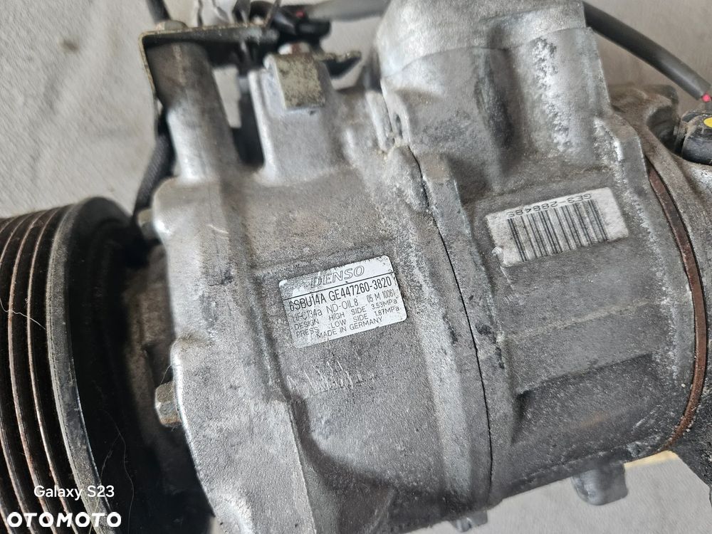 Sprężarka pompa kompresor klimatyzacji BMW E90 E91 E60 E61 2,0 D 447260-3822 447260-3820 - 4