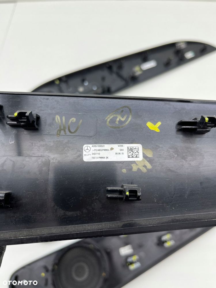 MERCEDES W205 LISTWY DEKORY DRZWI KOMPLET A2057300122 A2057300522 - 15