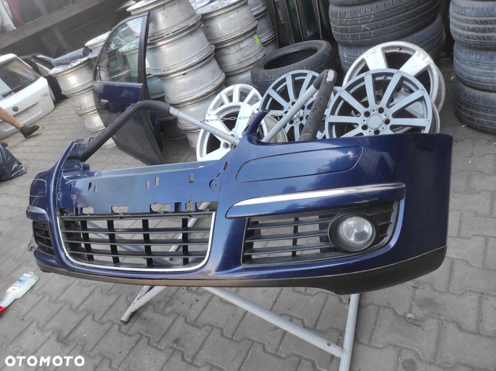 ZDERZAK PRZÓD PRZEDNI VW GOLF 5 HB KOMBI JETTA LD5Q NIEBIESKI WYSYŁKA !!! - 2