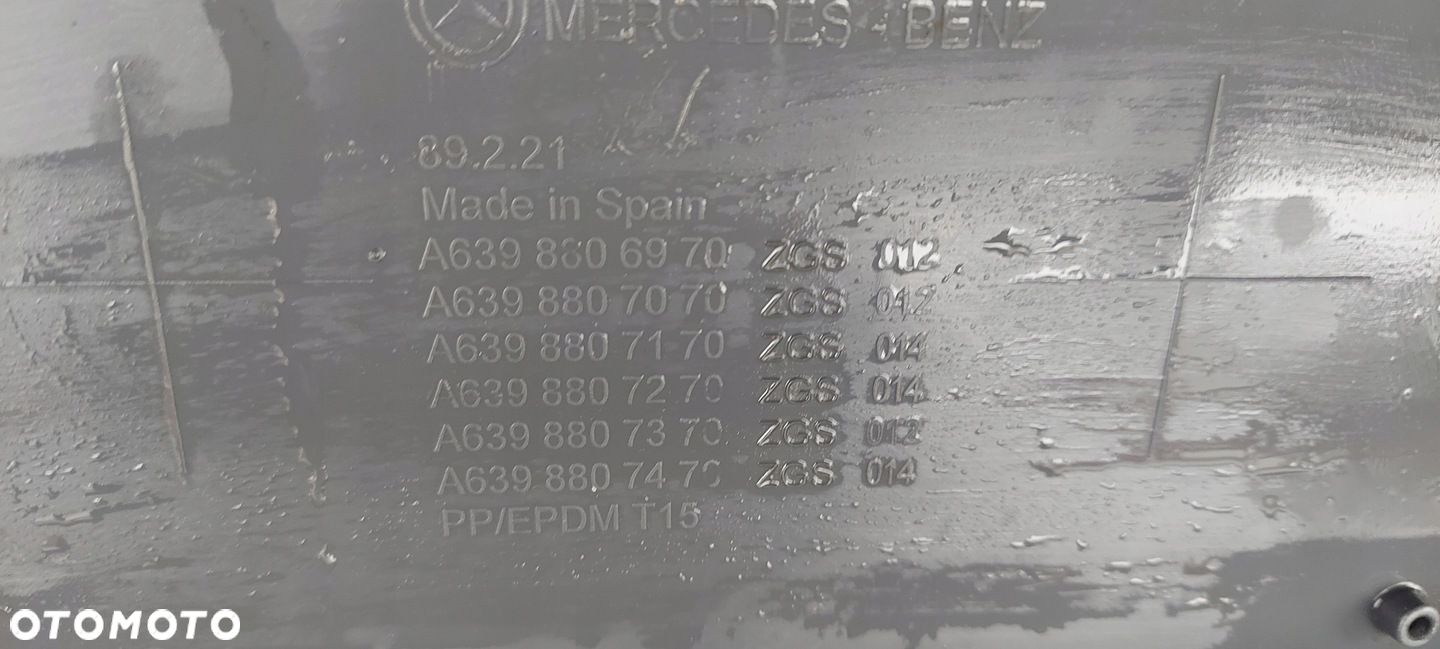 MERCEDES W639 LIFT VITO VIANO ZDERZAK PRZEDNI PRZÓD - 14