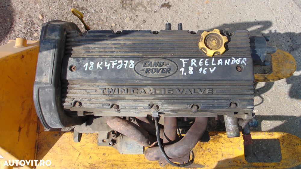 Motor Land Rover Freelander 1  1.8 benzina 16 valve cu aprindere prin delcou 120 CP an 1998-2006 cod 18K4FJ78 - 2
