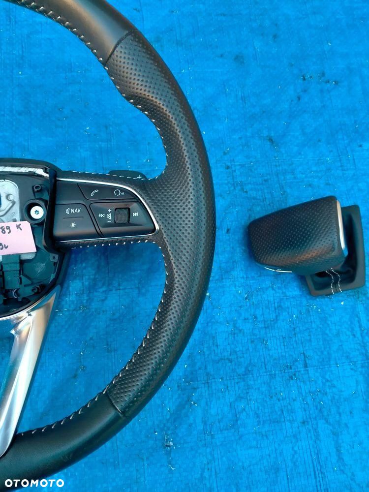 Audi Q7 4M Q8 S-Line Kierownica Łopatki Gałka Multifunkcja 4M0419689K - 5