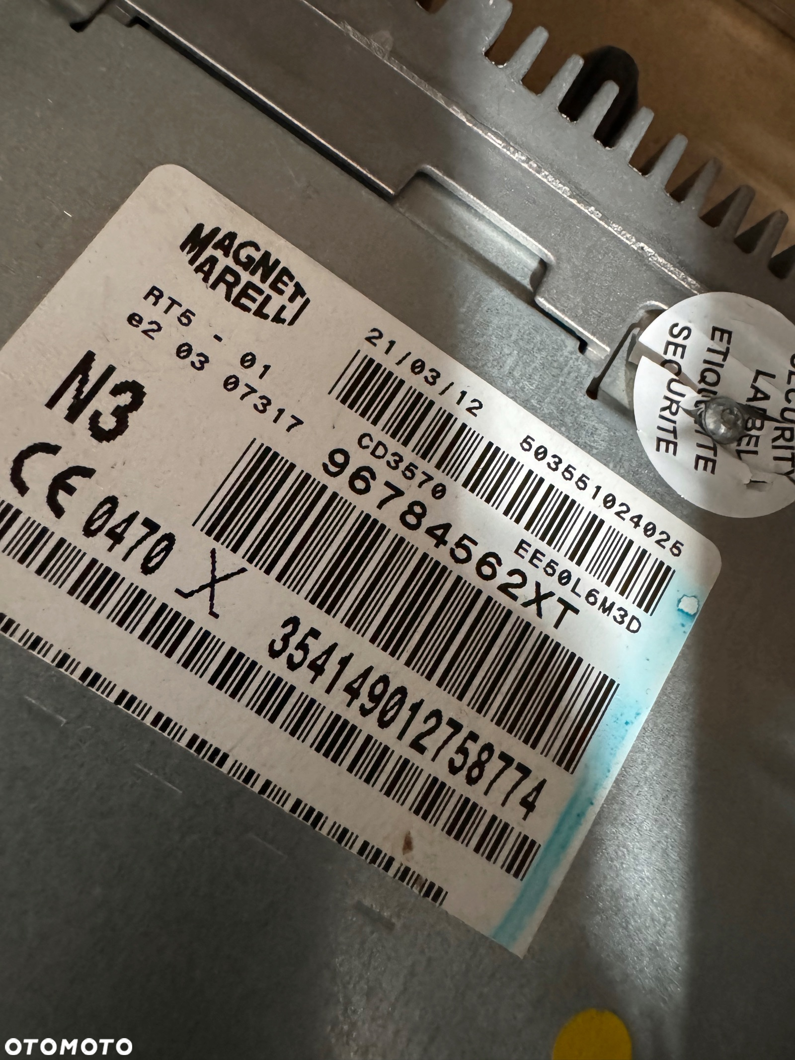 NAWIGACJA PEUGEOT CITROEN C5 C4 RT5 9664765XT 96640239XT 96784562XT - 4